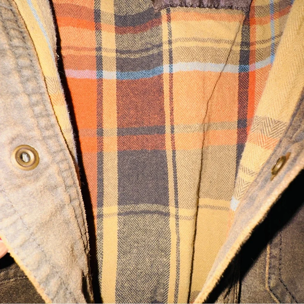 Legendary Whitetails Journeyman rugged shirt jacket Flannel lined workwear Med